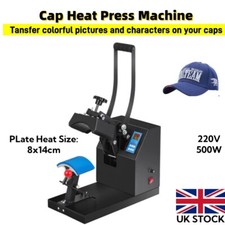 Cap heat press machine 8x14cm - press,