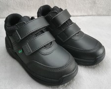 Infant Boys Kickers Stomper Twin Strap Leather ODD SIZES (R UK8.5 L UK9) SH35