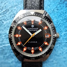 Vintage Junghans Olympic Hand-Winding Men's Watch Spares Or Repair