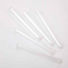 Small glass bud stem - small, vase