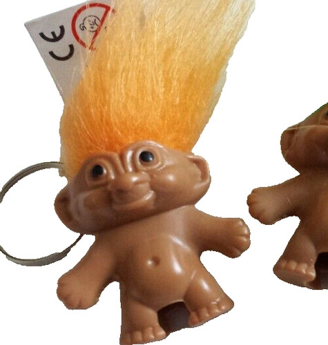 Orange lucky troll doll - 8,