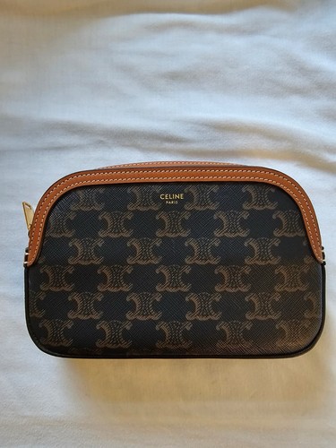 Celine leather handbag with - leather,