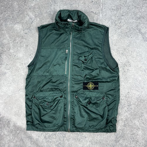Stone island green nylon - stone, raso