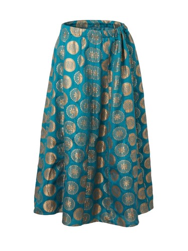 Vintage handmade teal gold - vintage,