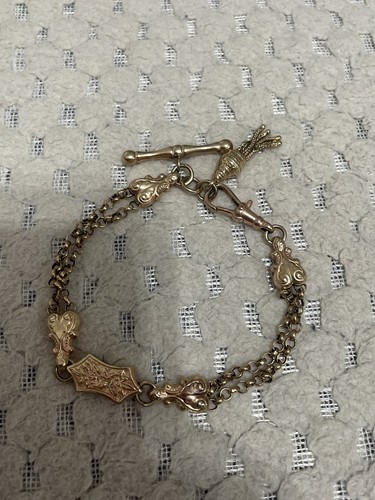 9ct rose gold - gold, albertina