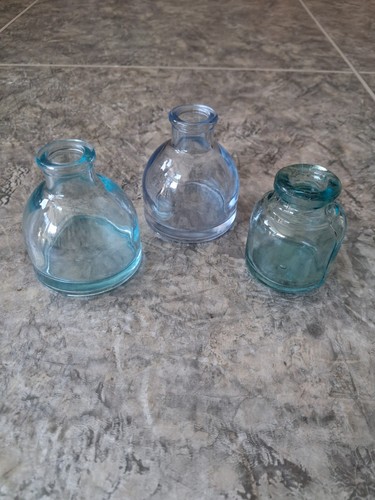 Mismatched blue glass - mismatched,