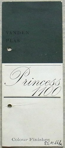 Vanden plas princess 1100 car - plas,