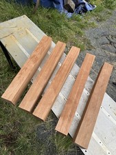 African Mahogany Sapele Rough Sawn Timber Beams Batons Wood x 5