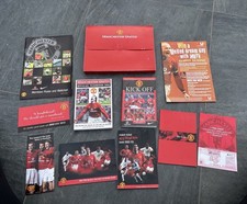 Manchester Utd 2002 Vintage Bundle Job Lot Merchandise Posters Collectible Stuff