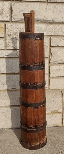 Antique primitive tall oak - primitive,