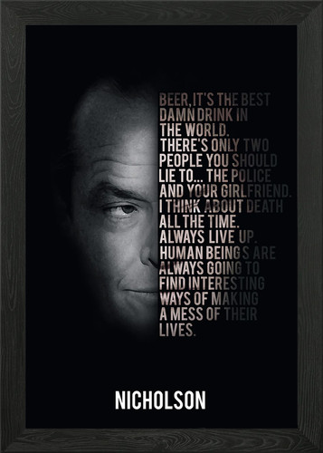 Jack nicholson framed - jack,