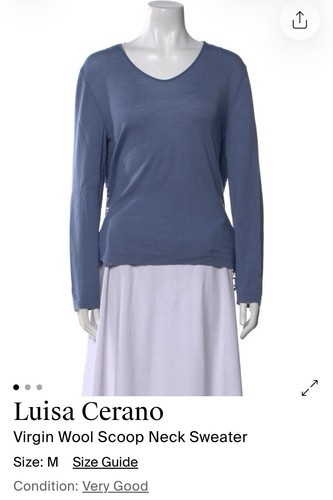 Luisa cerano blue merino wool - luisa,