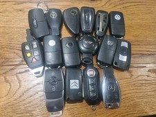 JOB LOT OF 16 USED CAR KEYS IN