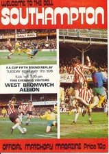 Southampton v West Brom (FA Cup) 1975/1976 - Saints Cup Winners!