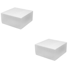  2 Count Large Polystyrene Block Floral Foams Blocks Arrangements Sculpting