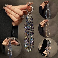 Luxury Mobile Phone Charm Crystal Beads Strap Cord Chain Keys Holder Gifts New