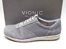 VIONIC KARIGAN CASUAL LEATHER ORTHOTIC SHOES RRP £100 ELASTICATED COMFORT WOMENS