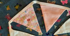  bunting pink spotty umbrellas