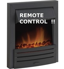 Electric fire black steel coal - electric,
