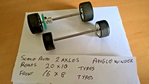 Scalextric axles alloy - 2,