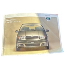 SKODA FABIA 1 Owner's Manual