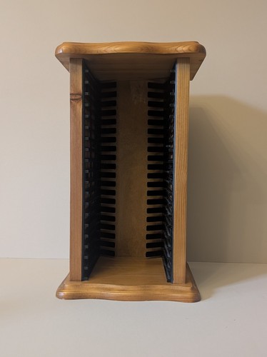 Vintage solid pine wood - vintage, cd