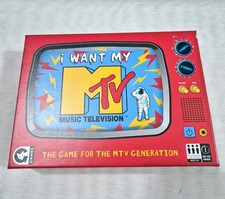 MTV Music Television Trivia Game I Want My MTV Party Game Age 14+ 3-6 Players 