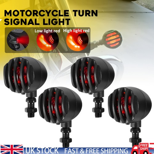 4pcs motorcycle red led turn - led,