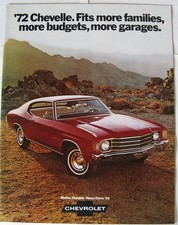 CHEVROLET Chevelle Range 1972 Sales Brochure Sep 1971 #1615