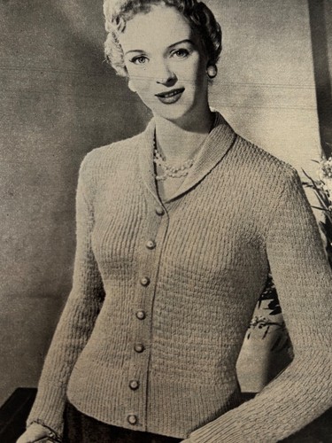 1940 ladies soft - 1940's, knit