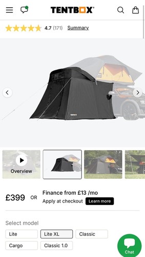 Tentbox lite living - living, pod