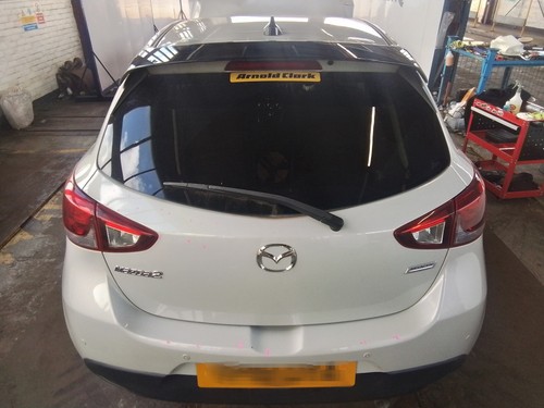 Tailgate boot silver - boot, mazda