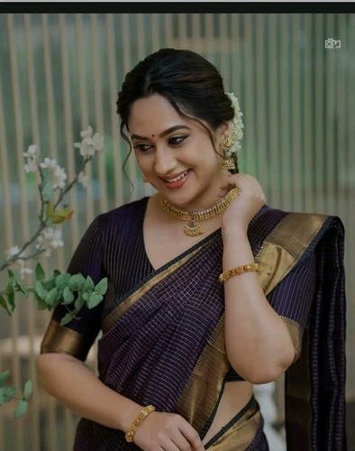 Silk saree indian new - silk,