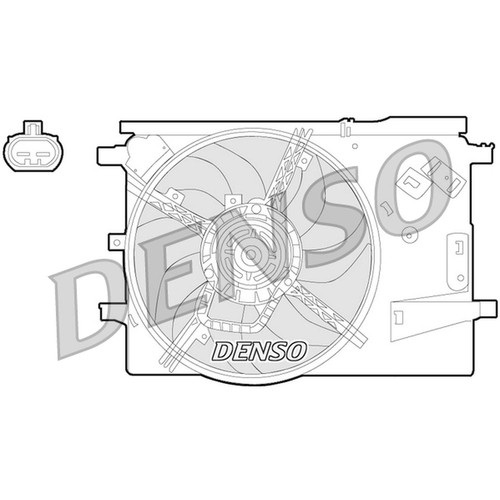 Fits denso der09053 - fits, fan