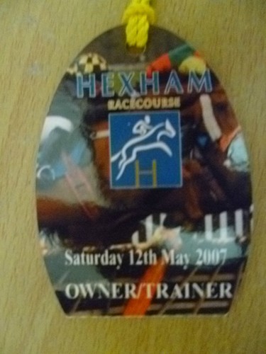 Pass badge hexham - pass/badge, racecourse