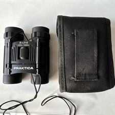 PRAKTICA  POCKET BINOCULARS - 8 x 21S - 122m / 1000m  - WITH CASE