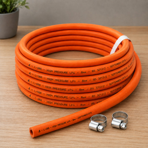 Orange 8mm high pressure lpg - high,
