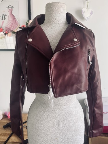 Women faux leather - leather, biker