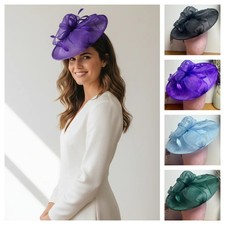 Women Flower Feather Hair Hat