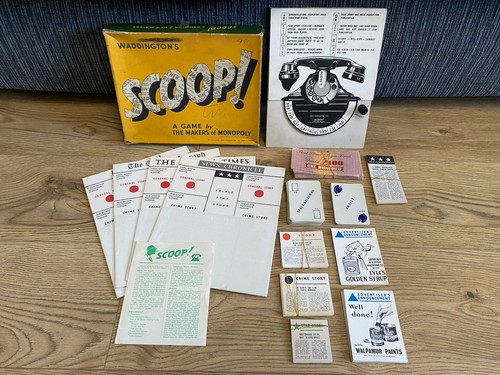Scoop board game - board,