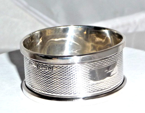 Sterling silver napkin - , ring