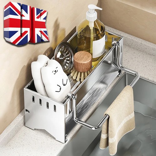 Sink caddy basket drain rack - sink,