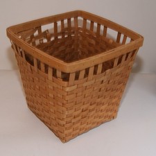 VINTAGE WICKER WASTE PAPER BIN / BASKET