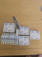Joblot of Hager 16a 4p MCB 40a