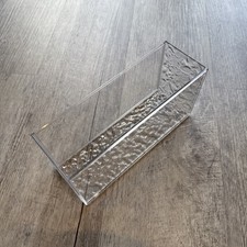 Clear Rectangular Storage Container 20 x 10 x 7 cm. Perfect for Cosmetics