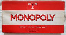 Vintage Monopoly Board Game Waddingtons Red Long Box Version 70s