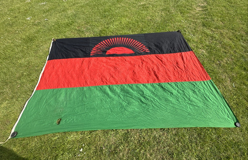 Old malawi flag made in - malawi,