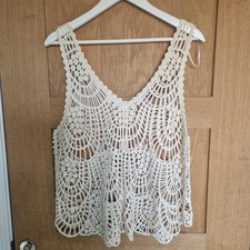 Womens Matalan Cream Crochet
