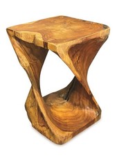 Teak Root Side Table Hand