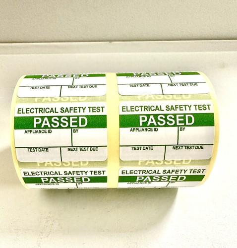 Thermal pat test labels - thermal,